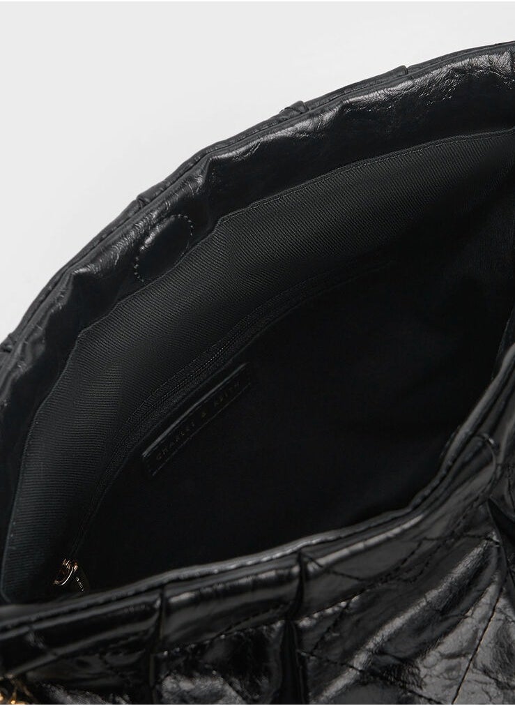 Apfra Quilted Chain-Handle Bag