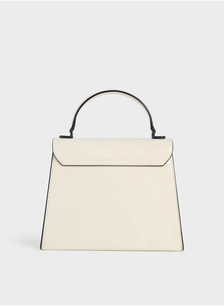 Charles & Keith Samantha Envelope Top Handle Bag