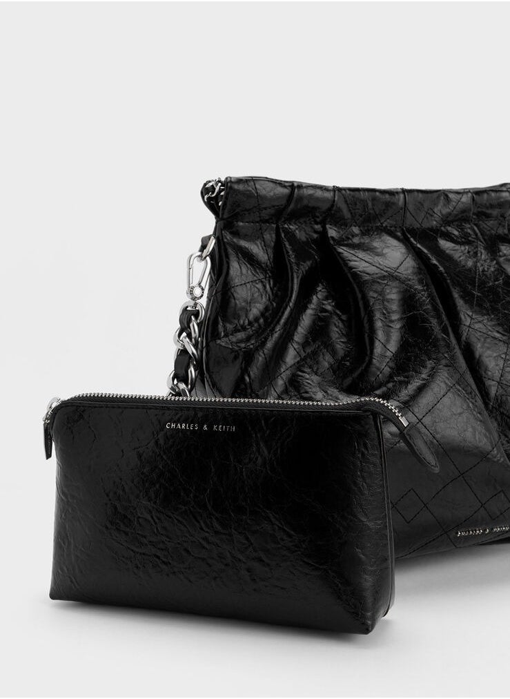 Apfra Quilted Chain-Handle Bag