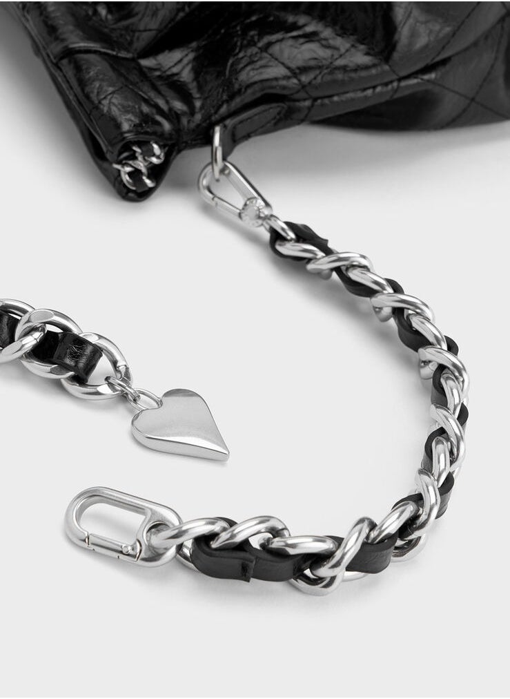 Apfra Quilted Chain-Handle Bag