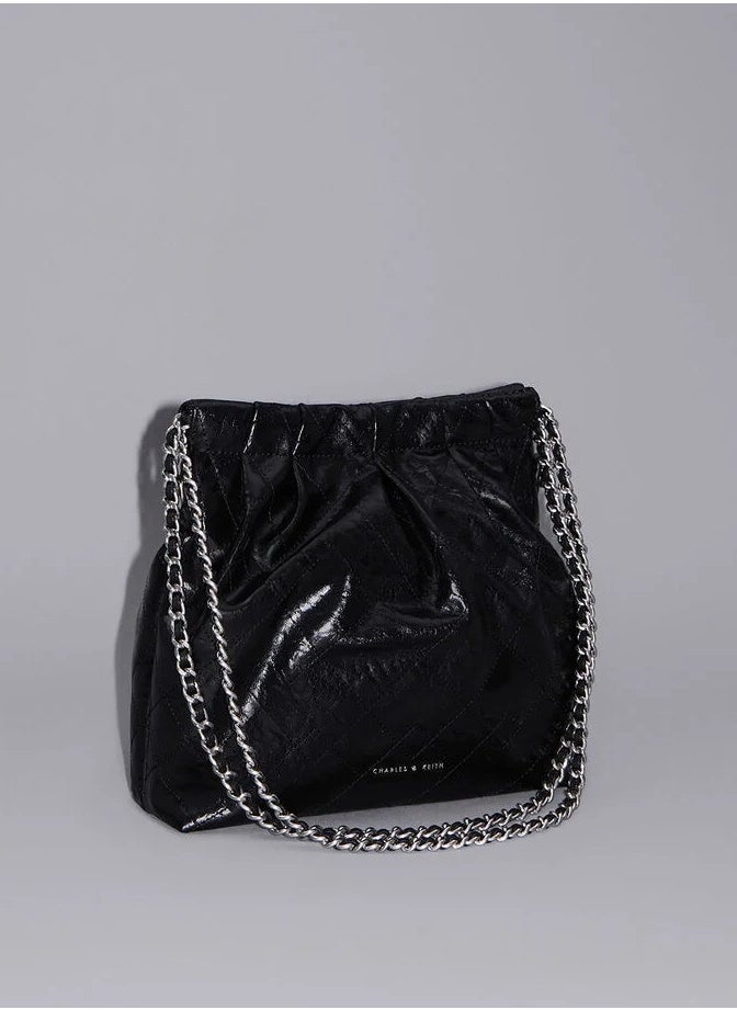 Apfra Quilted Chain-Handle Bag