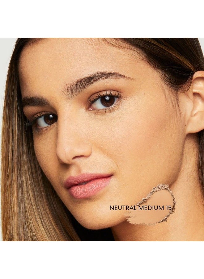 bareMinerals Original Matte Loose Mineral Foundation SPF 15, Powder Foundation Makeup, Buildable Coverage, Reduces Shine, Talc Free Foundation, Vegan