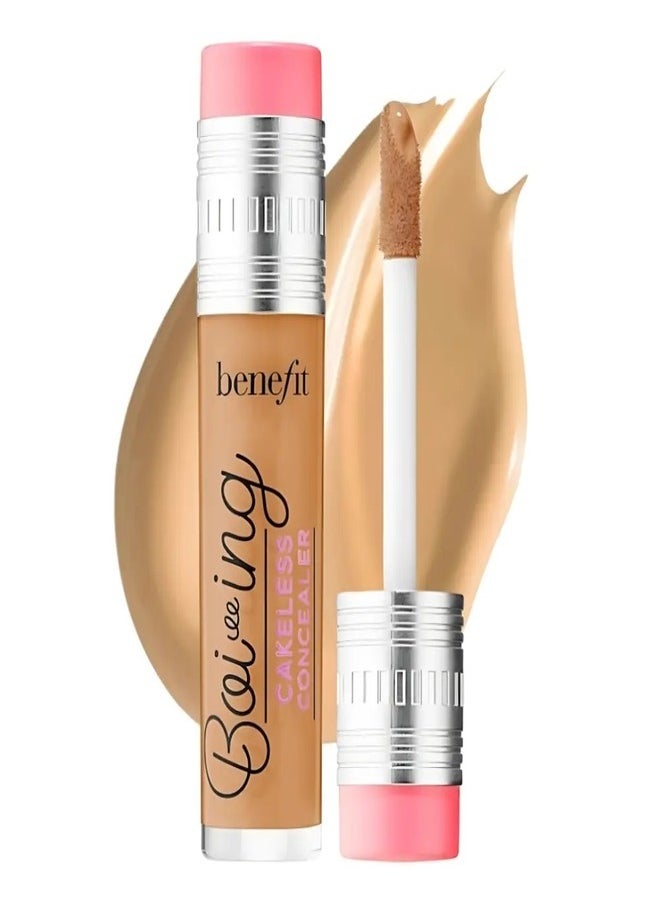 Benefit Boi-ing Cakeless Concealer #8 Keep On (Medium-Tan Cool) – Full Coverage, Lightweight Formula for Dark Circles & Blemishes, 5ml