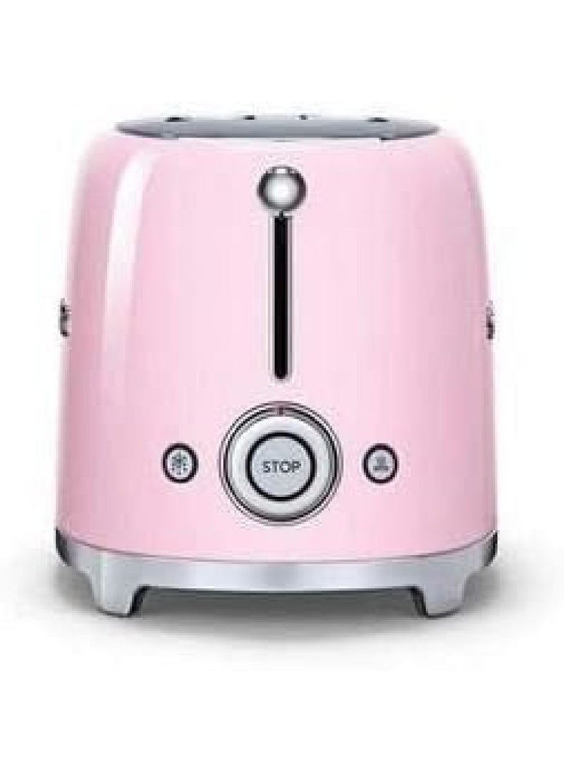 Smeg 2 Slice Toaster Pink 100 W Toaster Pink