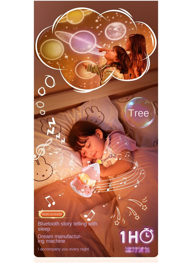 Carousel Projection Light Gift Music Box Starry Sky Light
