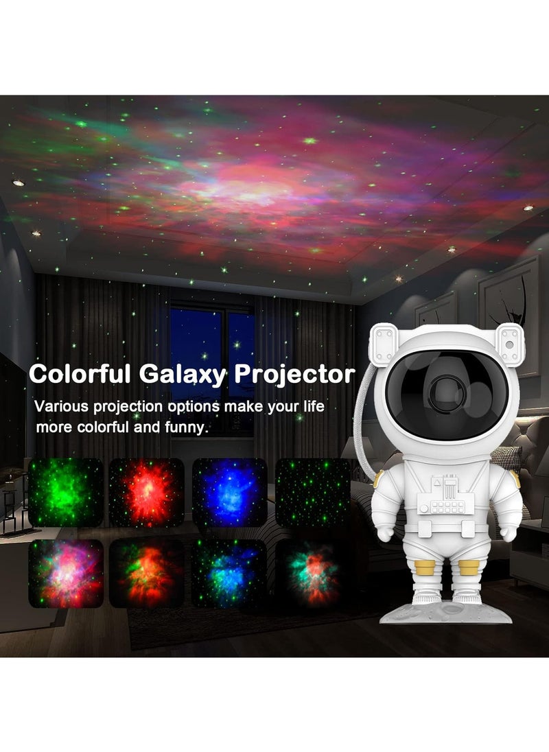 Star Projector Night Lights Kids Room Decor Aesthetic Astronaut Nebula Galaxy Projector Night Light Remote Control Timing and 360°Rotation Magnetic Head Lights for Bedroom Gaming Room Decor