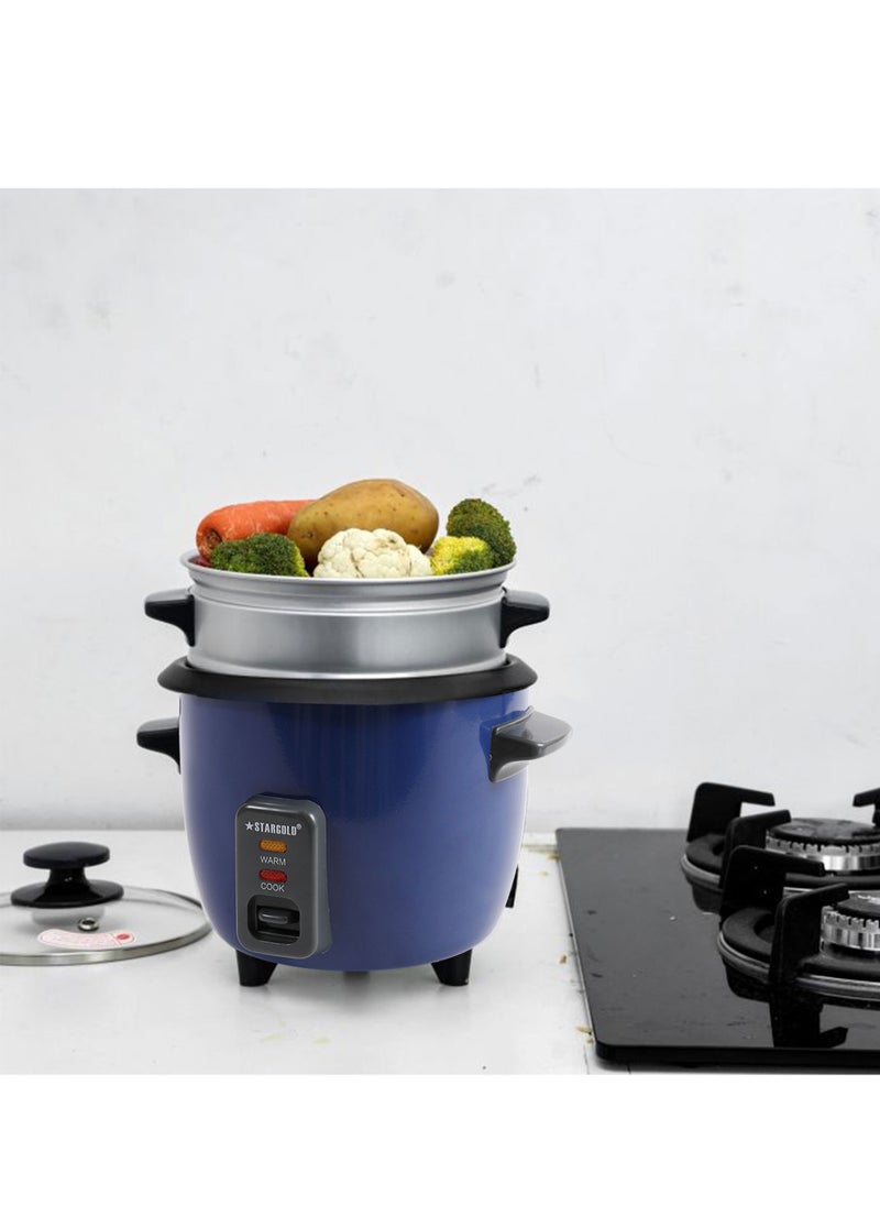 Electric Rice Cooker 0.6 L 350 W Blue/Black