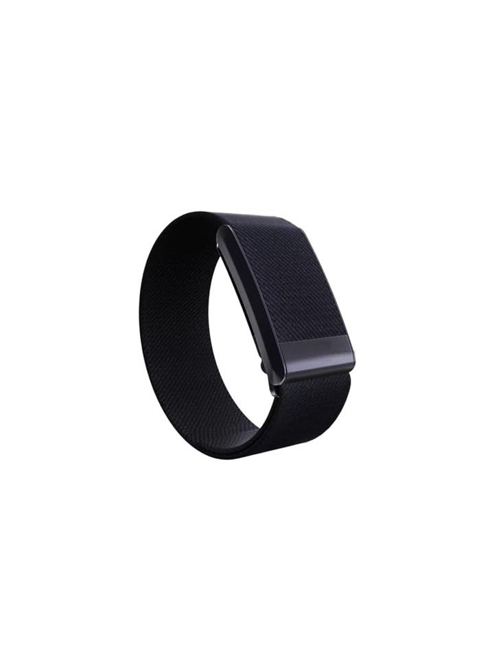 Wristband strap for WHOOP Band 4.0, Stretchy Nylon Bands Enhanced Performance Comfort and Durability Easy to Use and Adjustable Compatible with the Whoop Replacement Wrist Bands (Black)