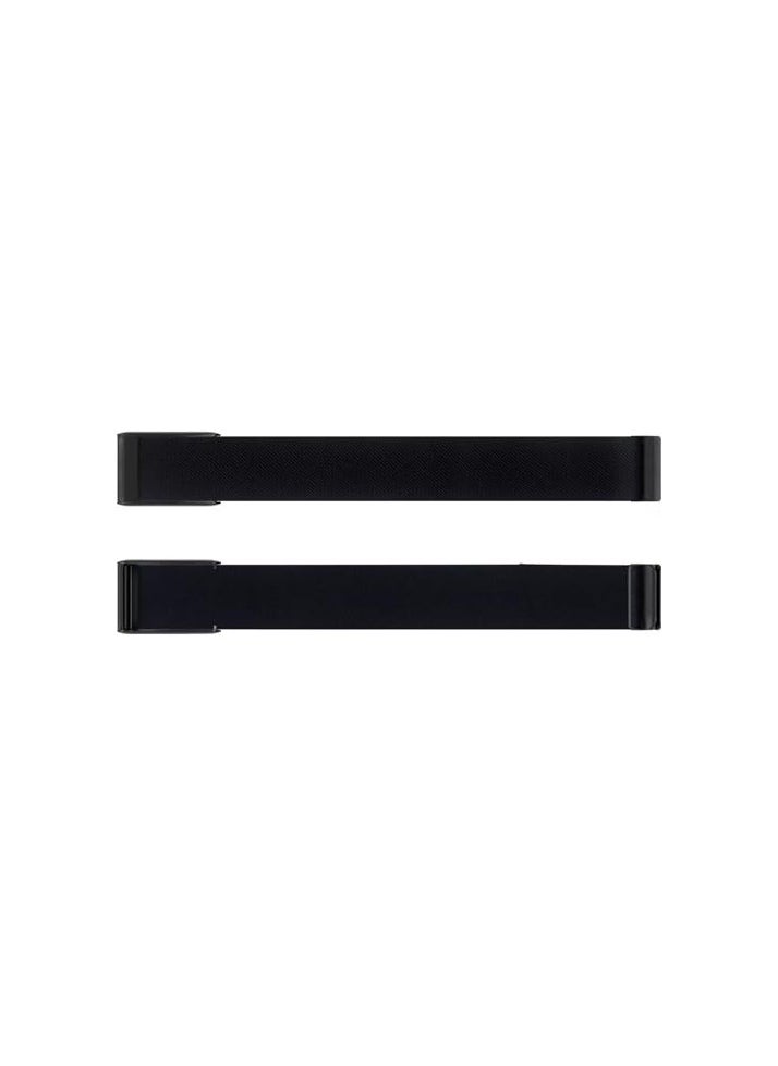 Wristband strap for WHOOP Band 4.0, Stretchy Nylon Bands Enhanced Performance Comfort and Durability Easy to Use and Adjustable Compatible with the Whoop Replacement Wrist Bands (Black)