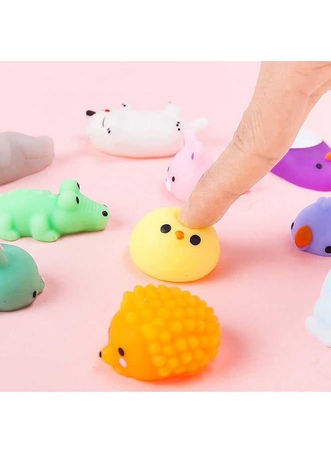 Pack Of 25 Squishy Toys Squishies Animals Squeeze Toys Stress Balls Cute Birthday Party Favors Squishy Toy For Kids, Multicolor