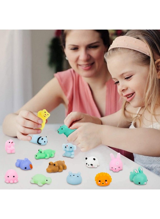 Pack Of 25 Squishy Toys Squishies Animals Squeeze Toys Stress Balls Cute Birthday Party Favors Squishy Toy For Kids, Multicolor