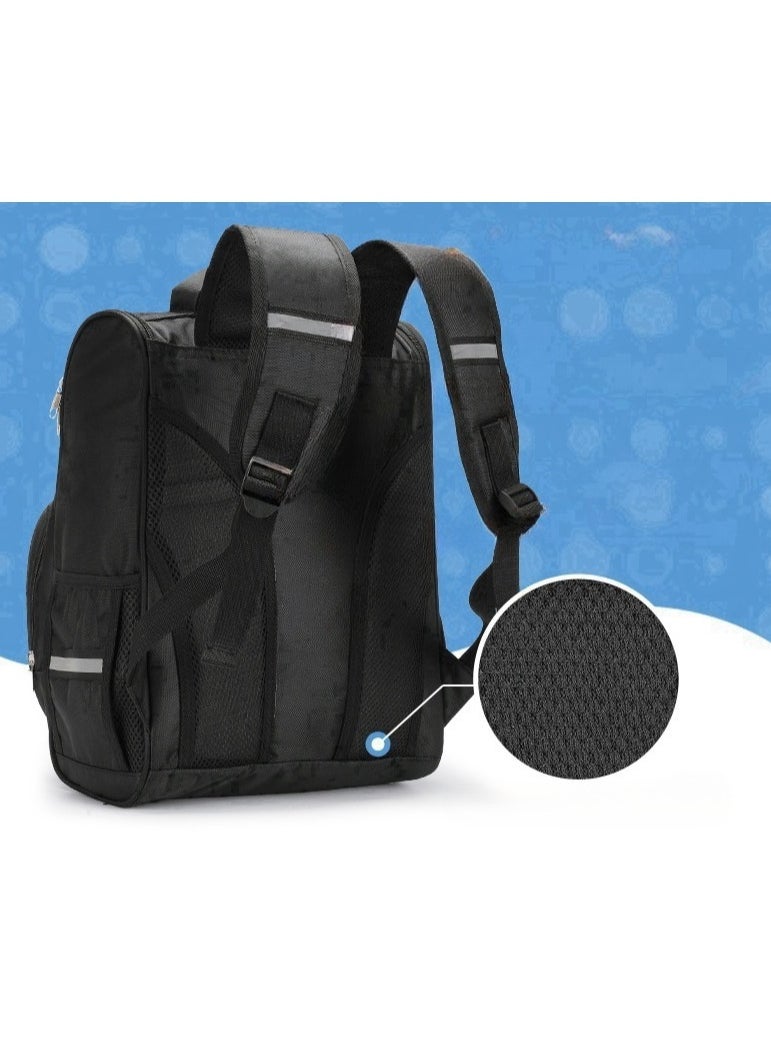 Monitoring Robot Large Cartoon Schoolbag Children's Safety Reflective Strip Backpack 41*28*19.5CM