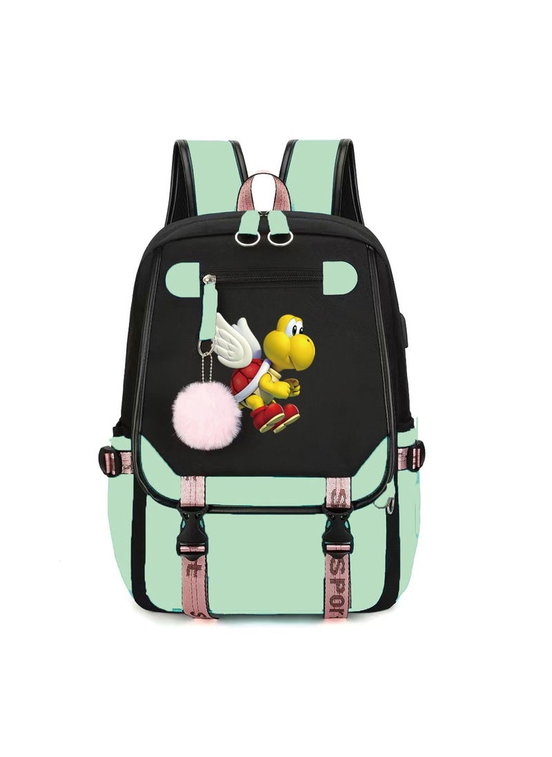 Student Advanced Schoolbag Large Capacity - Super Mario