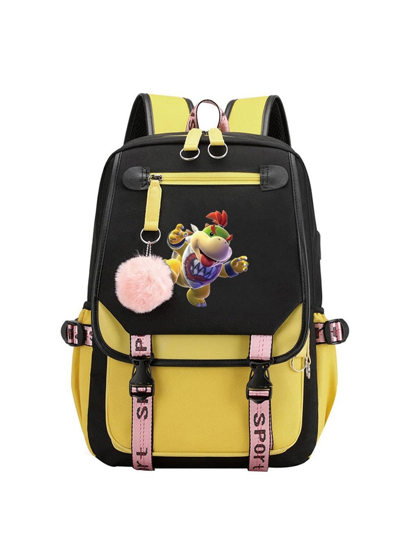 Student Advanced Schoolbag Large Capacity - Super Mario