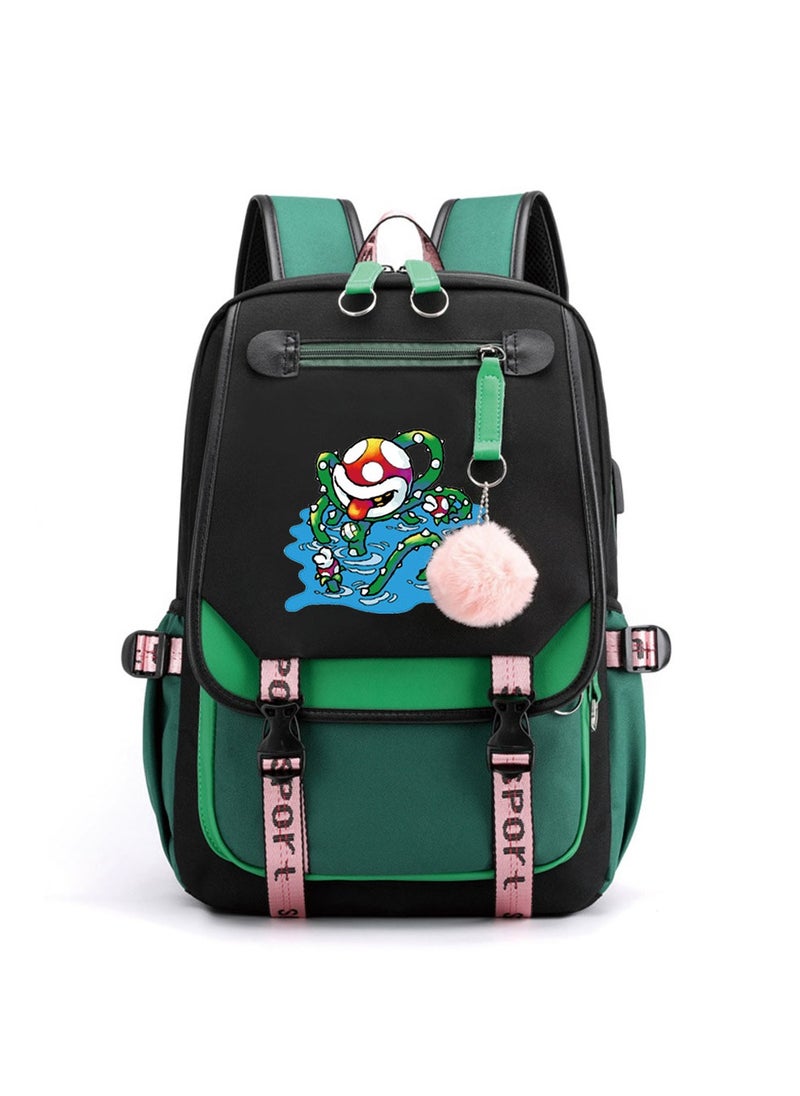 Student Advanced Schoolbag Large Capacity - Super Mario