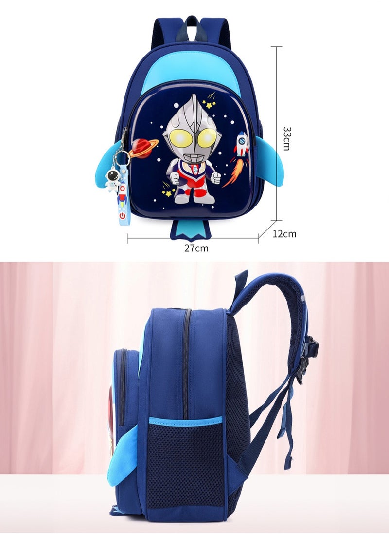 Children's backpack cartoon print anti lost backpack 12 inches