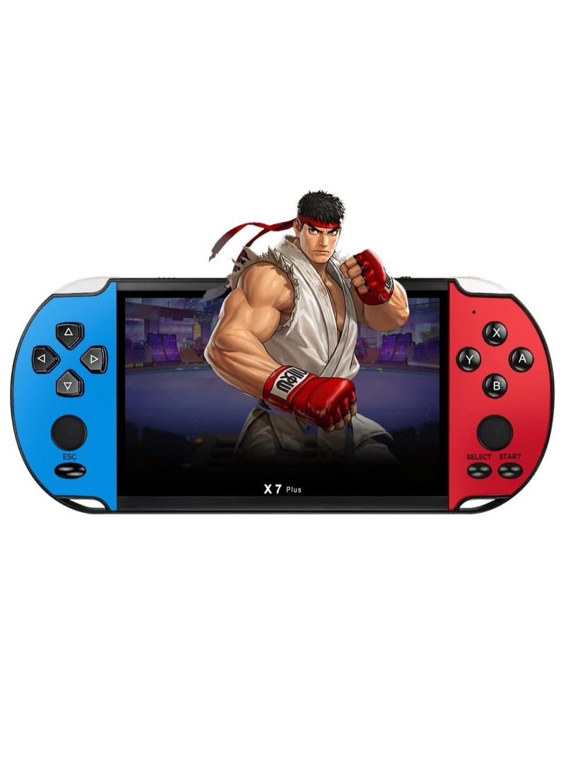 X7 Plus 8GB RAM 5.1-inch Build-in 1000+ Games Connect with TV Wireless Handheld Retro Double Rocker Video Game Console