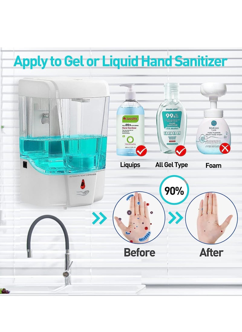 Auto Soap Dispenser Clear 700ML