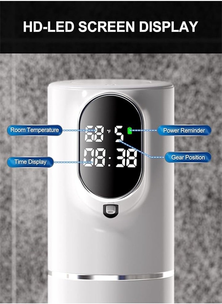 Automatic foaming smart sensor soap dispenser, non-contact soap dispenser, waterproof and rechargeable, suitable for bathroom, kitchen and toilet hotel