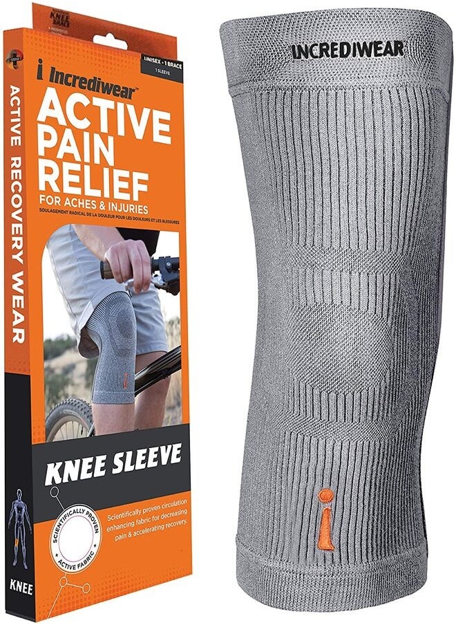 KNEE SLEEVE-GREY-M