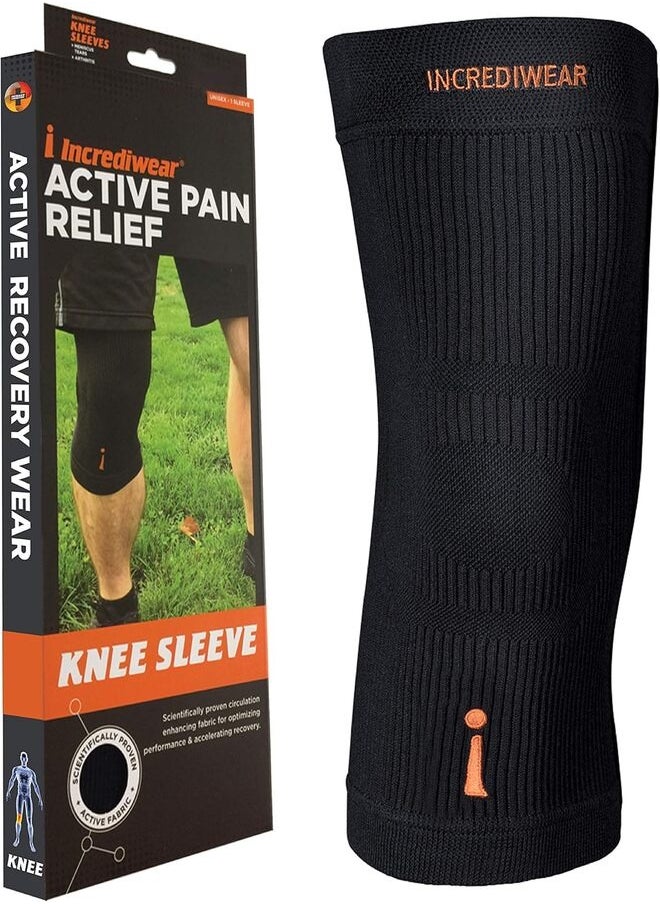 KNEE SLEEVE-BLACK-L