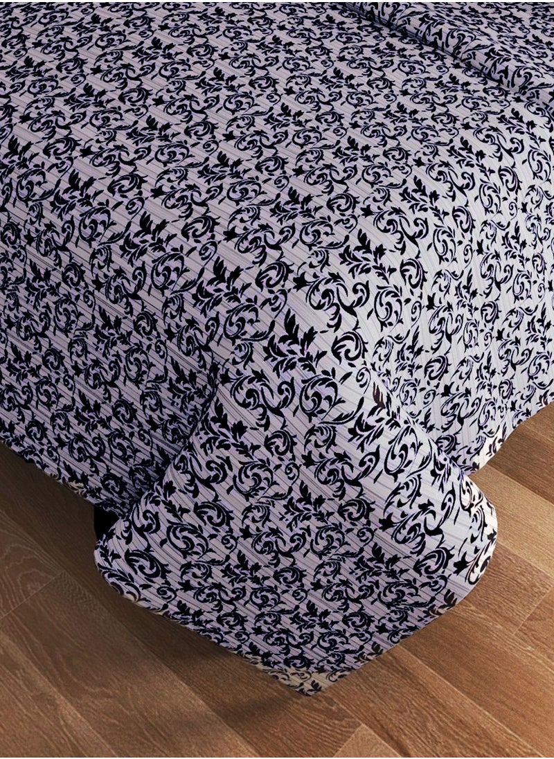 Amali Bedsheet Set Including Duvet Cover Fitted Sheet and Pillow Cases for Home