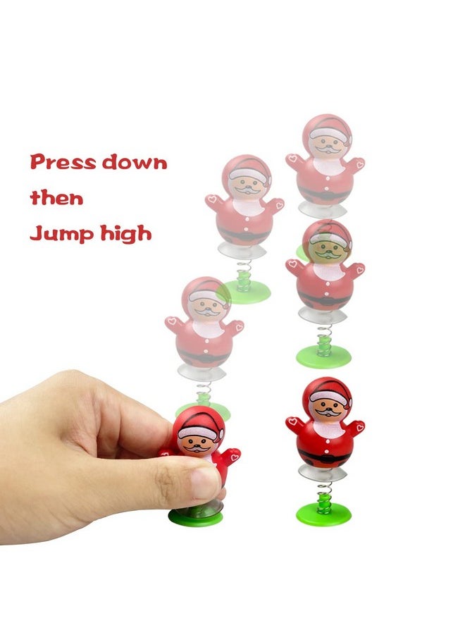 24 Pcs Christmas Jumping Popper Toys For Kids Boys Girls Christmas Stocking Stuffers Party Favors Gifts Games