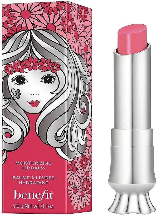 Benefit California Kissin' Lip Color Balm 77 Pink Rose 3g Hydrating, Buildable Lip Balm with Pink Rose Hue for Soft, Smooth Lips