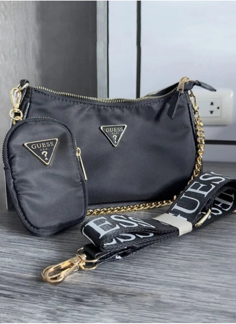 Guess Paris multi clutch bag