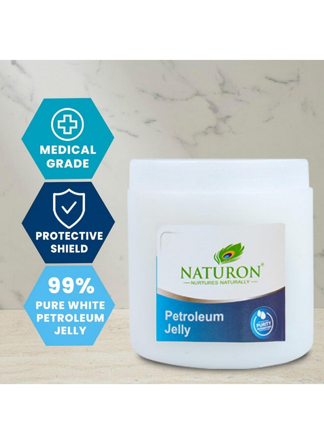 Naturon White Petroleum Jelly With Exotic Aroma For Skin Protection & Moisturizer (500 Gm) For Skin, Diy Beauty Products, Make Up, Cosmetics, Soap Making & Personal Care For Face, Skin, Body