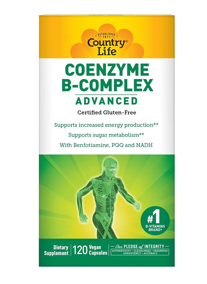 Coenzyme B Complex Advanced 120 Vegetarian Capsules 128932