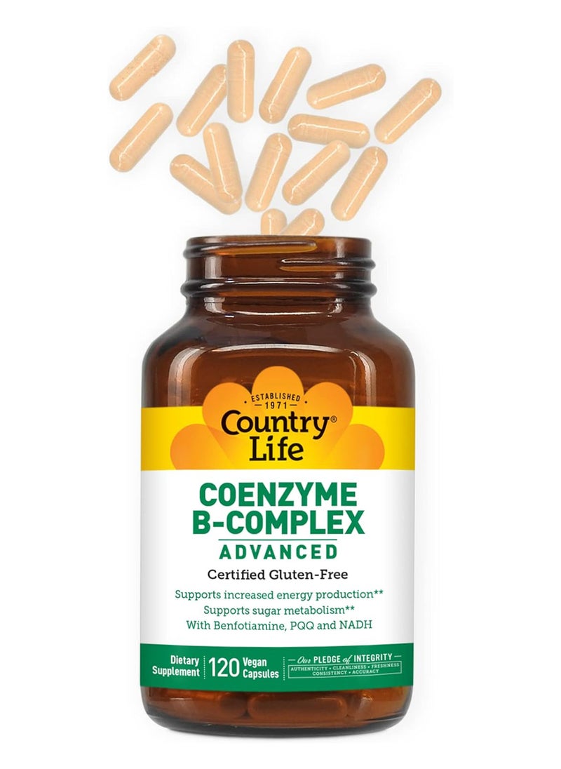 Coenzyme B Complex Advanced 120 Vegetarian Capsules 128932