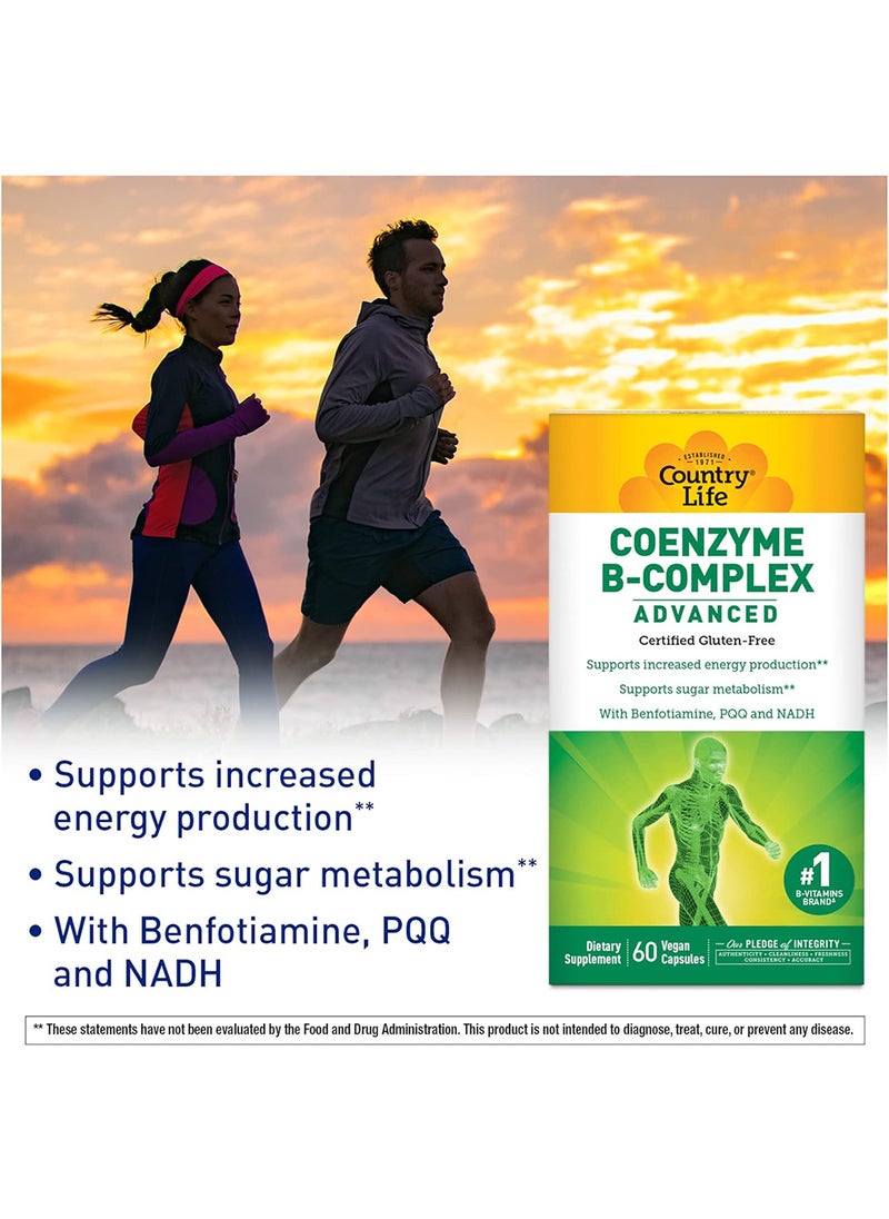 Coenzyme B Complex Advanced 120 Vegetarian Capsules 128932