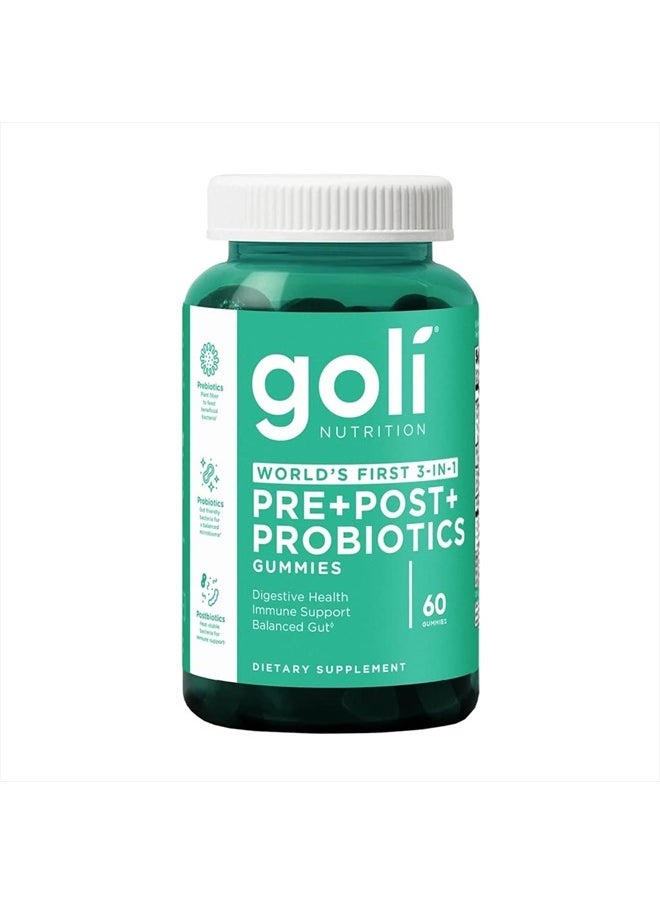 GOLI PRE+POST+ PROBIOTICS GUMMIES 60PCS/180G