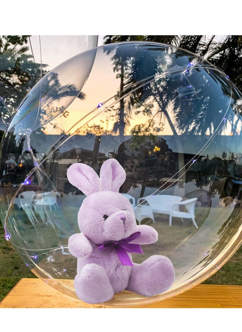 12 Clear Bobo Balloons - 26 Inch Stuffable Bubble Balloons, Ideal for Valentine's Day, Weddings & Birthday Party Decor, Create Memorable Celebrations