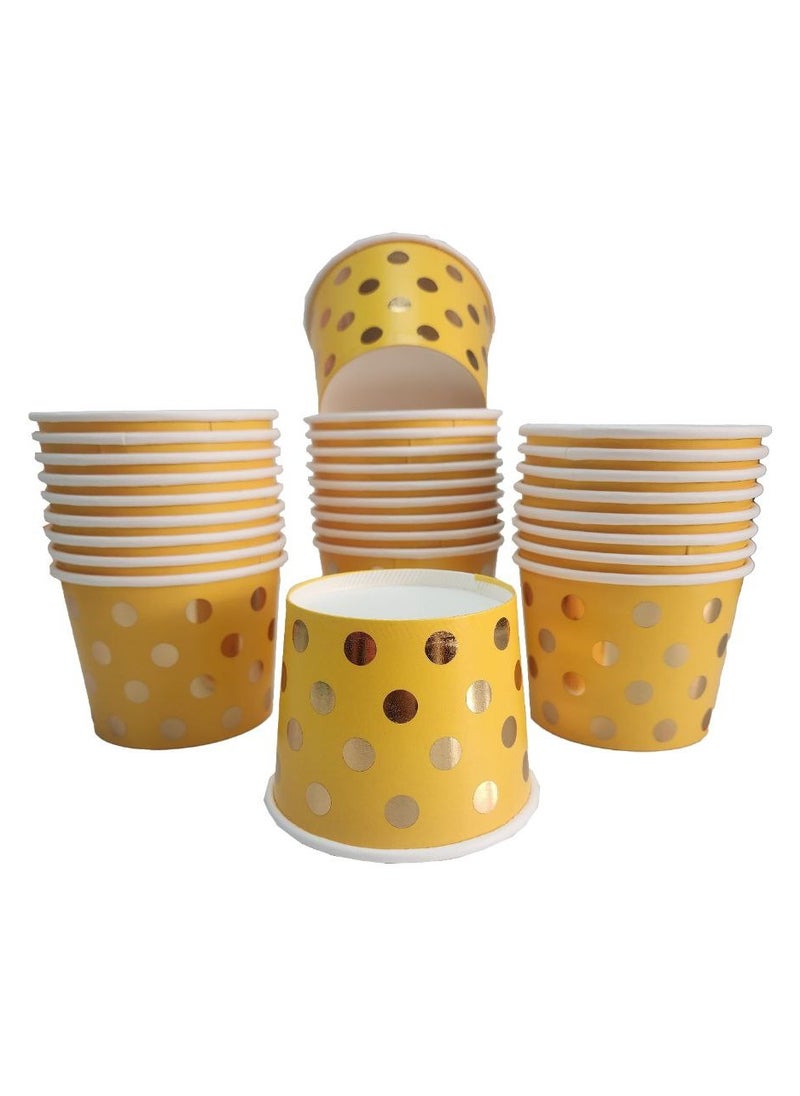 [50 cups] 12 oz.  Paper Cups - Traditional Design (HAQQ AL LAYLAH) Ice cream / Sweets