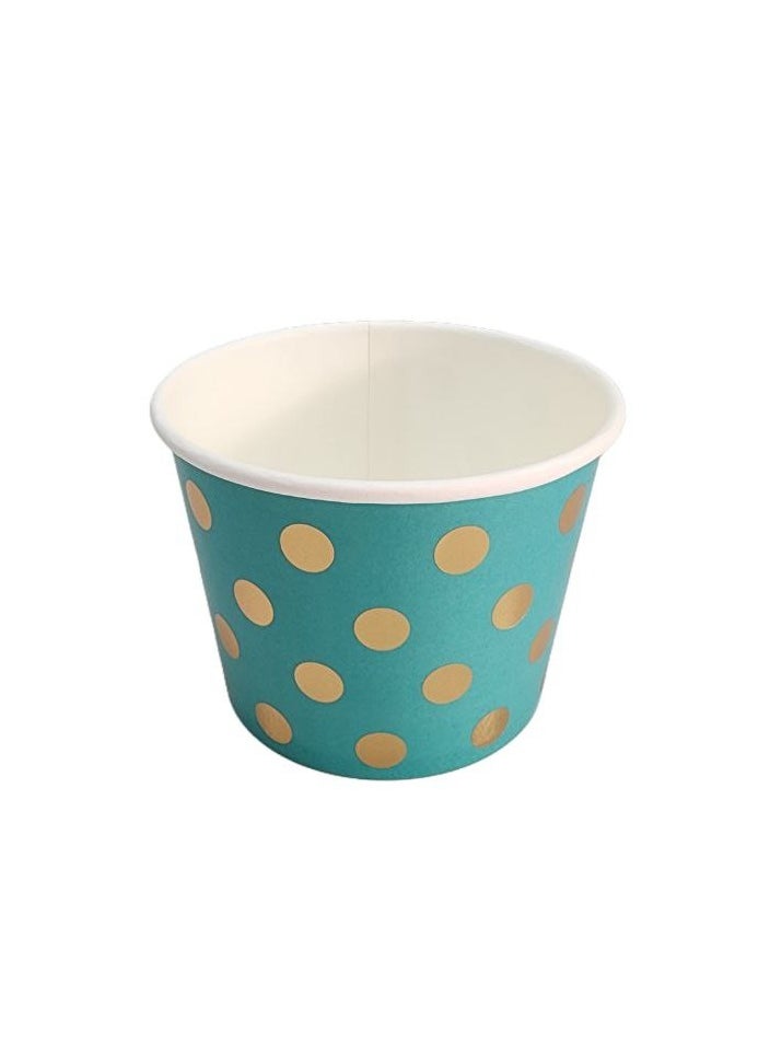 [50 cups] 12 oz.  Paper Cups - Traditional Design (HAQQ AL LAYLAH) Ice cream / Sweets