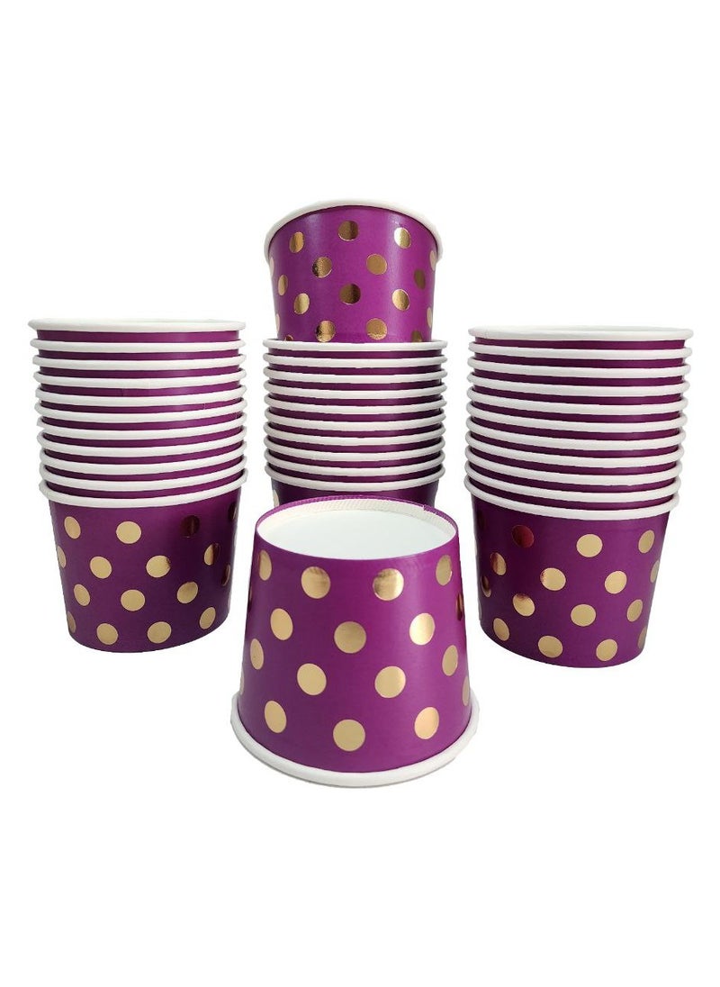 [50 cups] 12 oz.  Paper Cups - Traditional Design (HAQQ AL LAYLAH) Ice cream / Sweets