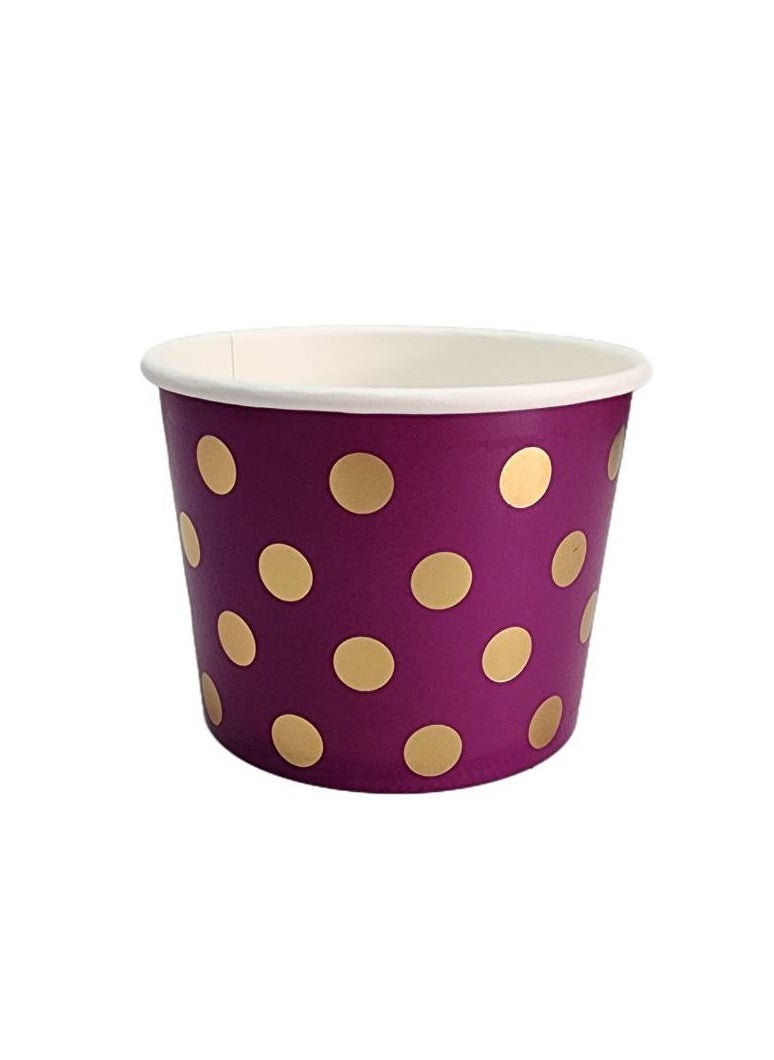 [50 cups] 12 oz.  Paper Cups - Traditional Design (HAQQ AL LAYLAH) Ice cream / Sweets