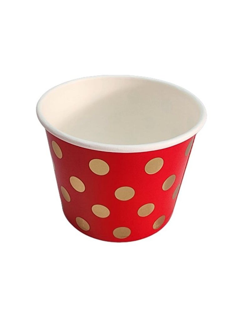 [50 cups] 12 oz.  Paper Cups - Traditional Design (HAQQ AL LAYLAH) Ice cream / Sweets