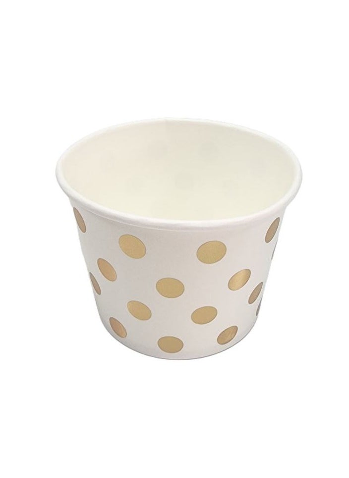 [50 cups] 12 oz.  Paper Cups - Traditional Design (HAQQ AL LAYLAH) Ice cream / Sweets