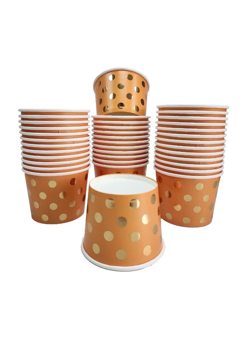 [50 cups] 12 oz.  Paper Cups - Traditional Design (HAQQ AL LAYLAH) Ice cream / Sweets