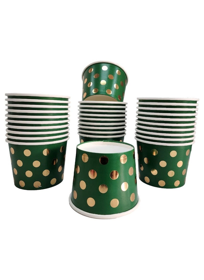 [50 cups] 12 oz.  Paper Cups - Traditional Design (HAQQ AL LAYLAH) Ice cream / Sweets