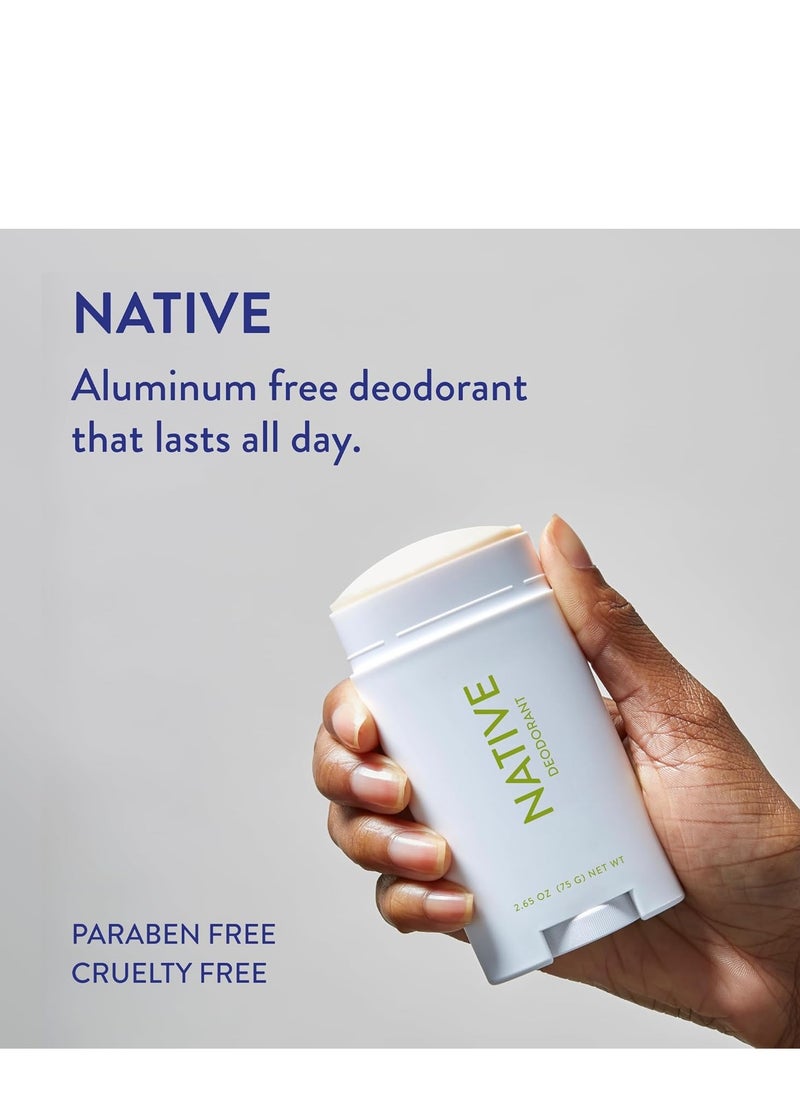 Native Deodorant | Natural Deodorant for Men, Aluminum Free with Baking Soda, Coconut Oil and Shea Butter | Eucalyptus & Mint