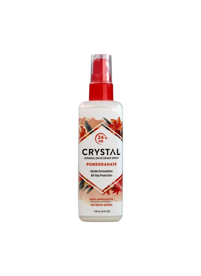 Crystal Essence Deodorant Spray, Pomegranate, 4 oz