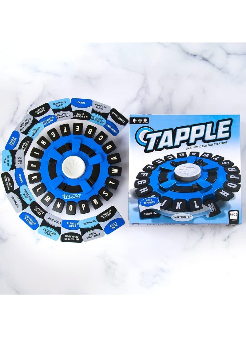 Tapple Word Game, Fast-Paced Family Board Game for Adults and Kids