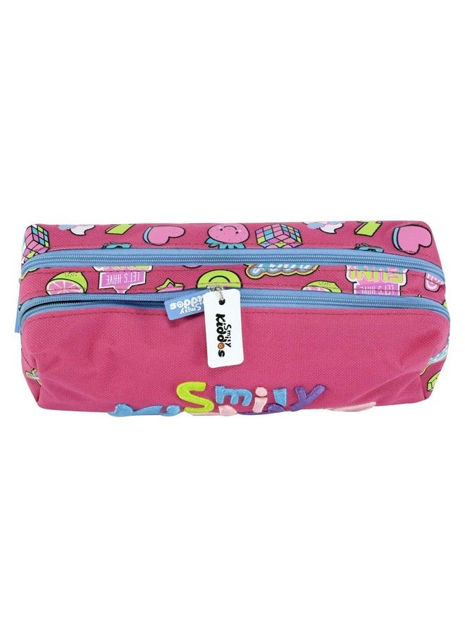 Smily Kiddos Twin Zipper Pencil Pouch | Kids Pencil Cases Pencil Cases