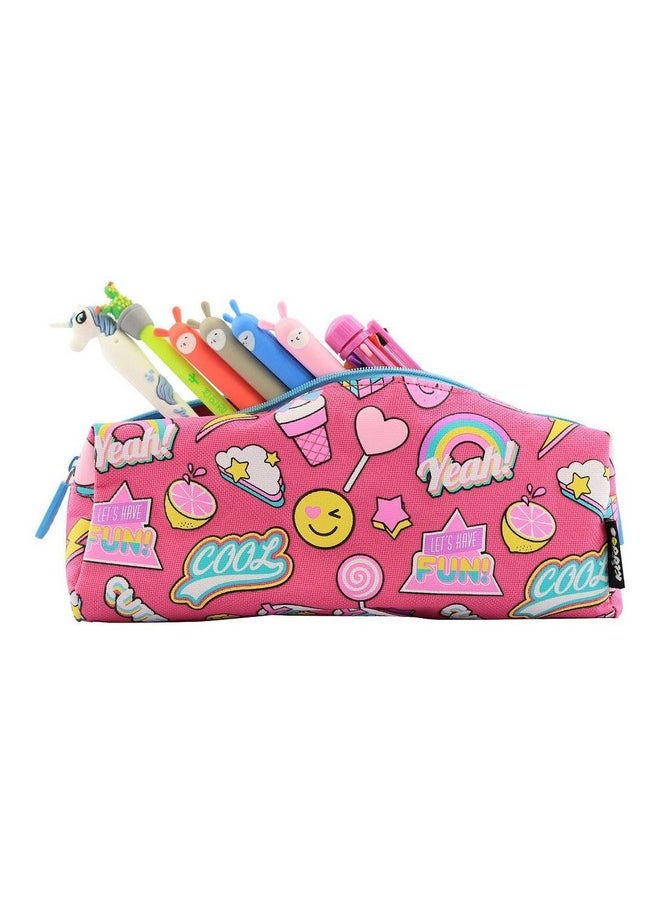 Smily Kiddos Twin Zipper Pencil Pouch | Kids Pencil Cases Pencil Cases