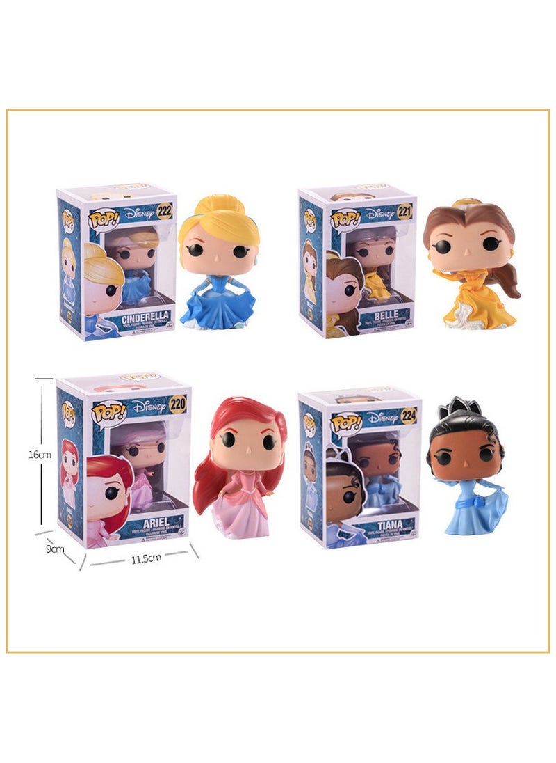 FUNKO POP Beauty and Beast Rapunzel movie blind box action figure hand