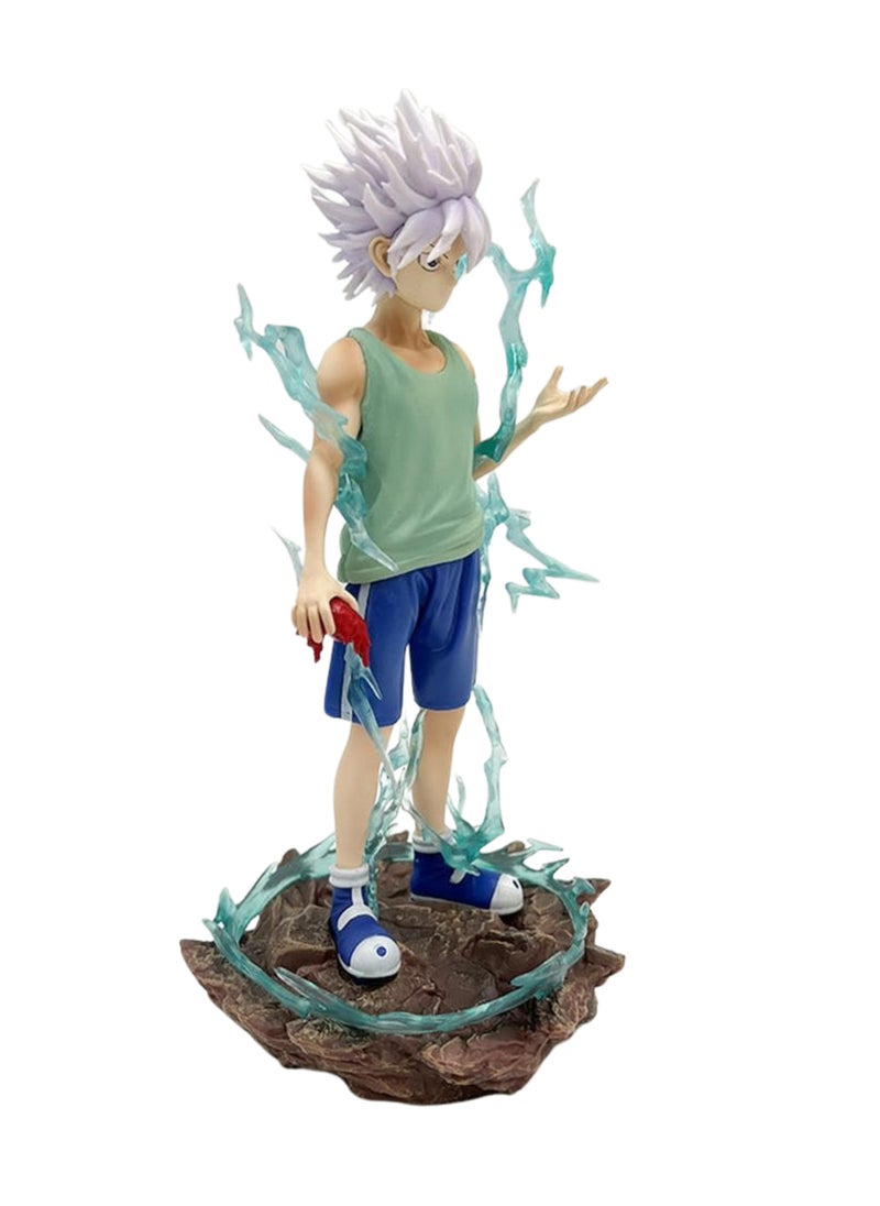 Killua Zoldyck PVC Action Figure Model Statue Toy – Highly Detailed Hunter x Hunter Collectible, Perfect for Display & Gift, Anime Figurine